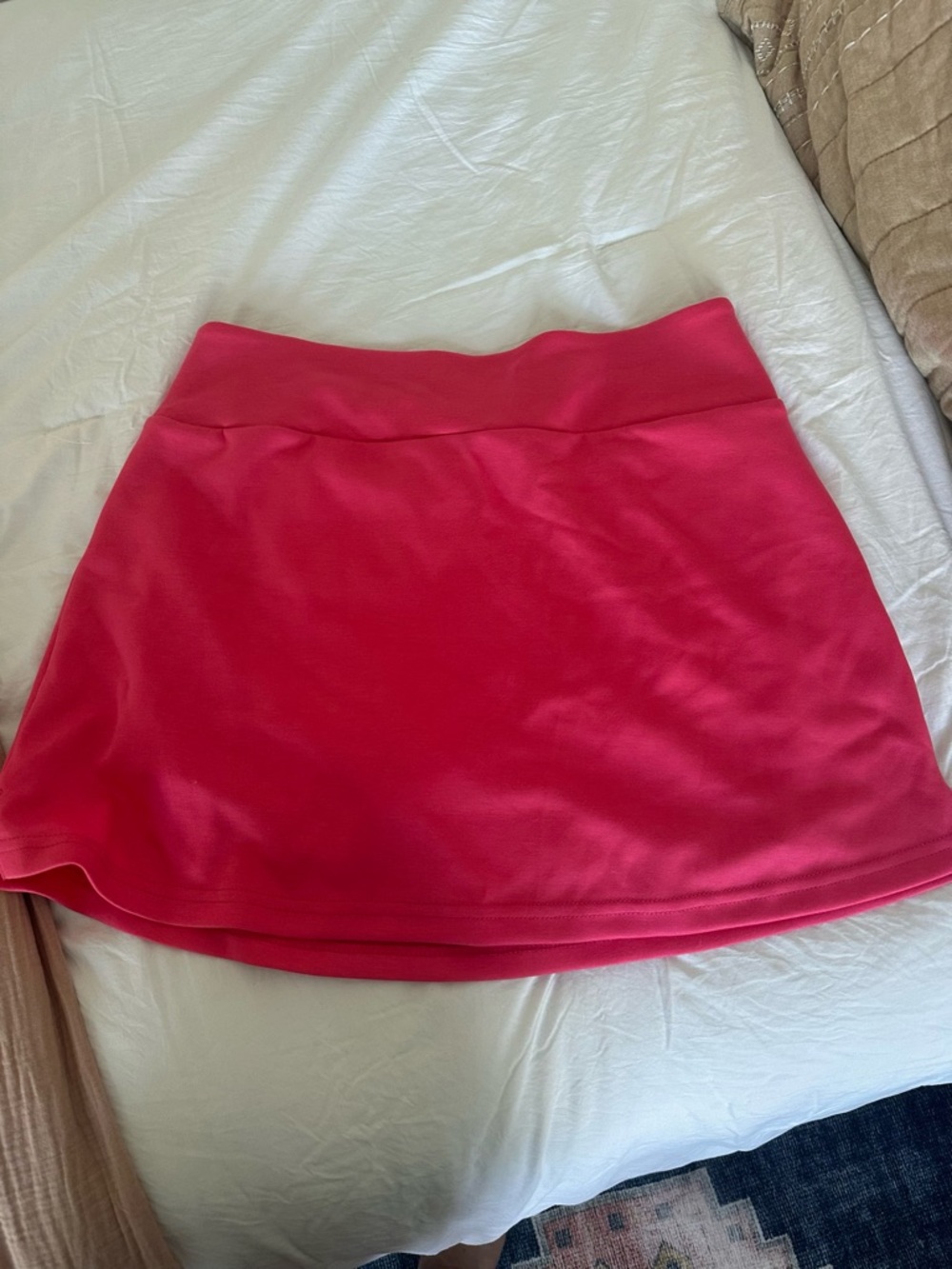 Umgee Vibrant Pink Circle Skater Skirt